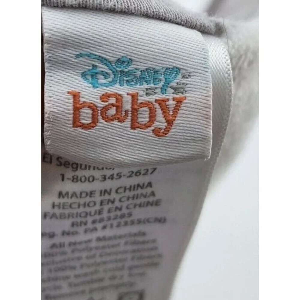 Lambs & Ivy Disney Baby Winnie The Pooh Lovey White / Gray‎ Security Blanket